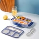thumbnail image 1 of pstuiky Lonchera Bento sellada y compartimentada lonchera de trabajo portátil fácil de usar de alta apariencia lonchera para estudiantes con cubiertos, 1 of 6