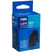 Carex Cane Tips 7/8 Inch A719-00 2 Each (Pack of 6)