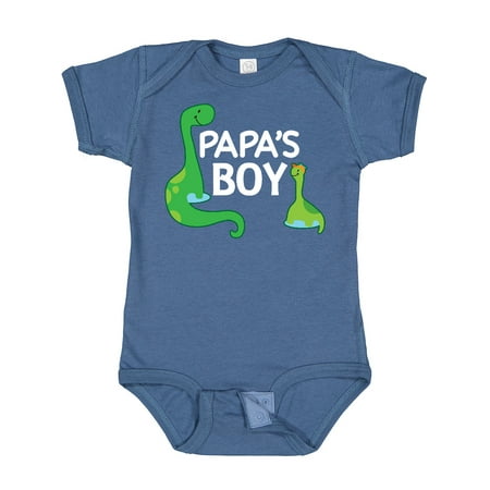 

Inktastic Papa s Boy Grandson Boys Baby Bodysuit