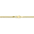thumbnail image 3 of Primal Gold 10 Karat Yellow Gold 2.5mm Semi-solid Curb Link Chain, 3 of 6