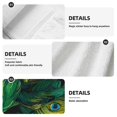 thumbnail image 7 of Kdxio Peacock Feathers2 Hand Towel with Loop Hanging Towel Absorbent Tie Towels for Kitchen Tea Bar Bathroom Decor, 7 of 7