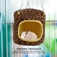 thumbnail image 7 of Cute Leopard Rat Hammock Cotton Pet Hamster Warm Hammock Hanging Sleeping Nest for Squirrel Hedgehog Guinea Pig Pet Sleeping Accessories(Pink Leopard)[Yellow Leopard], 7 of 7