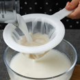 thumbnail image 1 of Kitchen Ultra-Fine Nylon Mesh Strainer I Plastic Strainer Filter Spoon For Soy Milk Coffee Milk Yogurt Kefir Juice (100 Mesh), 1 of 5
