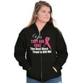 thumbnail image 4 of They Are Fake Real Ones Tried Kill Me Zip Hoodie Sweatshirt Women Brisco Brands S, 4 of 6