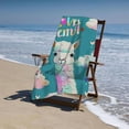 thumbnail image 4 of PHYHOO Cute Large Lightweight Microfiber Towel Super Absorbent Sand Free Thin Quick Dry Pool Towel for Beach Travel Sports Pool Bath Camping 30x60in, 4 of 8