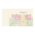 thumbnail image 4 of Historic County Map - Morris County Kansas - Everts 1887 - Vintage Wall Art, 4 of 4
