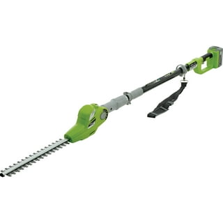 Earthwise LHT12422 24-Volt Lithium Ion Cordless Electric Hedge Trimmer 22  Blade (battery and charger included) 