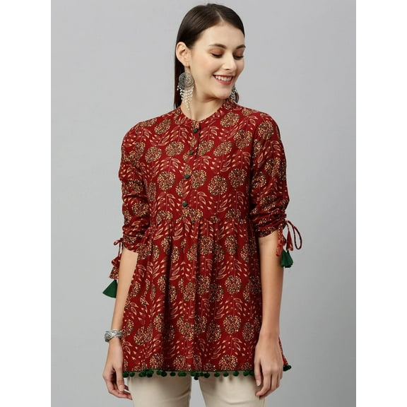 Tunic Tops | Tunics for Women | Tunic Tops for Jeans | Tunics for Leggings | Ladies Tunic Tops | Indian Kurta for Women | Short Kurti Top