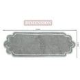 thumbnail image 2 of Home Weavers Allure Collection Bath Runner, 100% Cotton Tufted, Soft Absorbent, 21"x54", Gray, 2 of 9