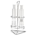 thumbnail image 1 of Fletchers' Mill Pump and Grind Table Top Stand, Perfect For Holding Two Pump & Grind Mills, 1 of 4