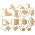 thumbnail image 3 of Quilt Template,54 Pcs Quilting Template Quilting Accessory Leather Craft Template Best in its Class, 3 of 8