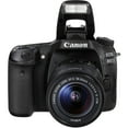 thumbnail image 6 of Canon EOS 80D DSLR 242MP APS-C CMOS Camera with 18-55mm Lens, Black, 6 of 18