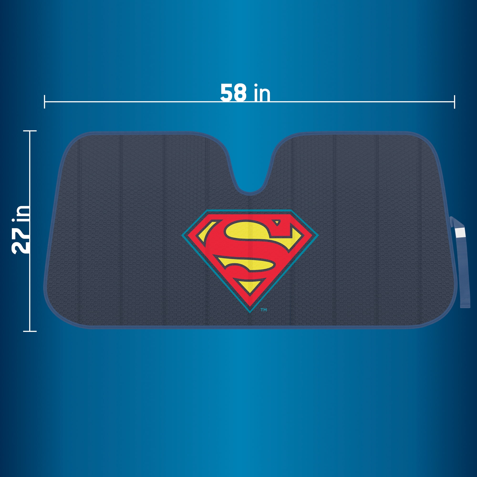 Superman windshield sun sale shade
