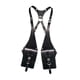 thumbnail image 2 of Mochila tipo chaleco para el hombro, ideal para cosplay, compras, fiestas de disfraces y viajes. Negro, 2 of 9