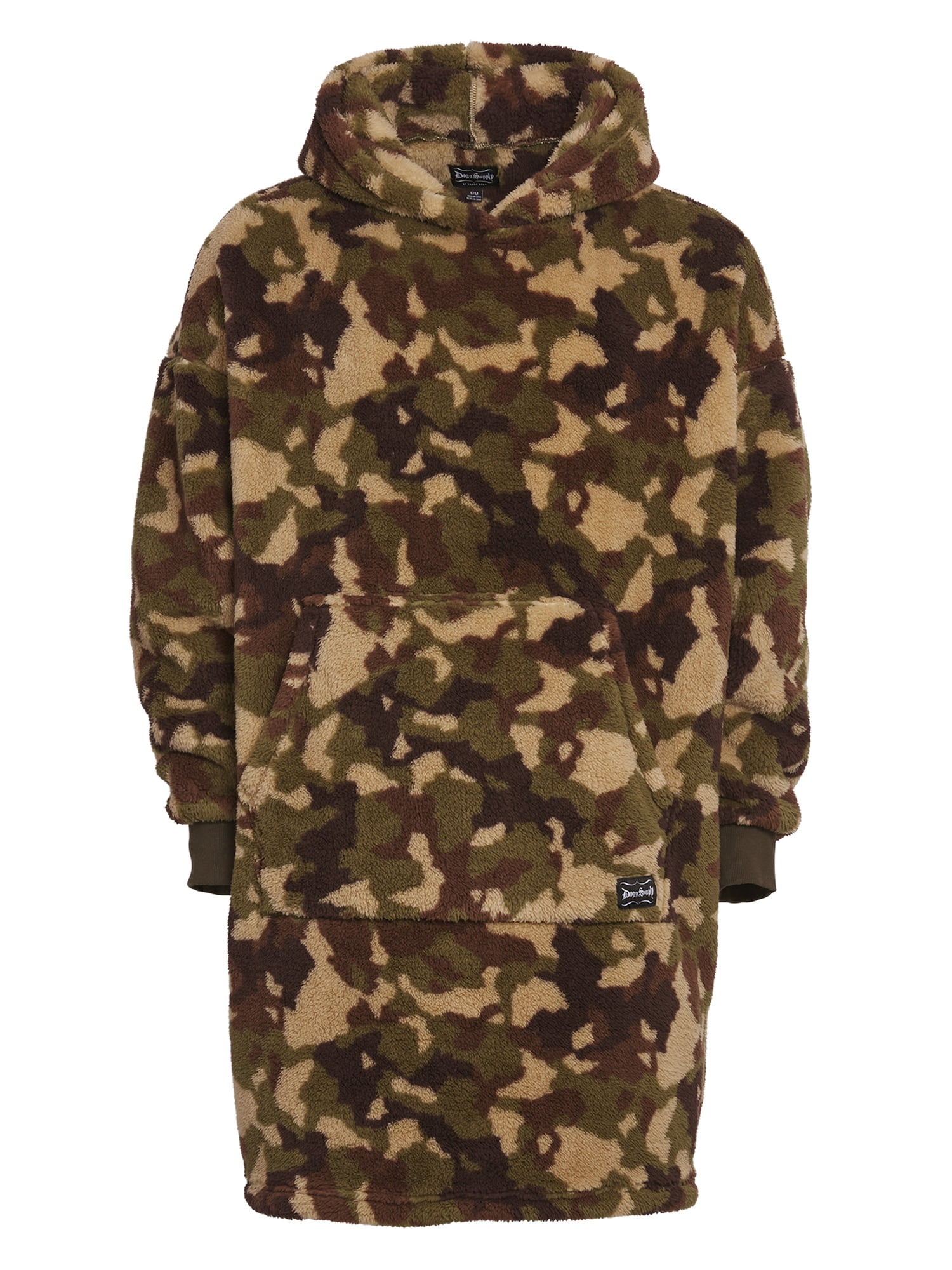 Dogg Supply by Snoop Dogg Men’s Lounge Blanket Hoodie with Kangaroo Pocket