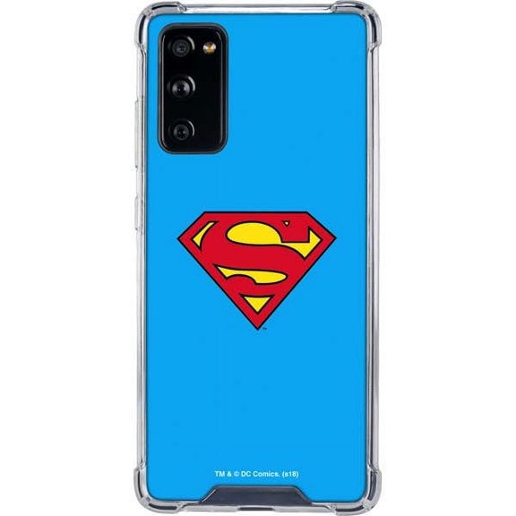 Skinit DC Comics Superman Official Logo Galaxy S20 FE Clear Case