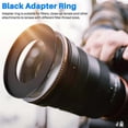 thumbnail image 5 of Camera Lens Filter Step Up Ring 49mm-77mm Adapter Black, 5 of 5