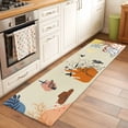 thumbnail image 3 of Western Cowboy Washable Runner Rugs 2'x6', Cowgirl Cactus Animal Leaf Boho Vintage Low Pile Throw Entryway Rug Non-Slip Sturdy Edge Binding Carpet for Indoor Bedside Entrance Bedside, 3 of 9