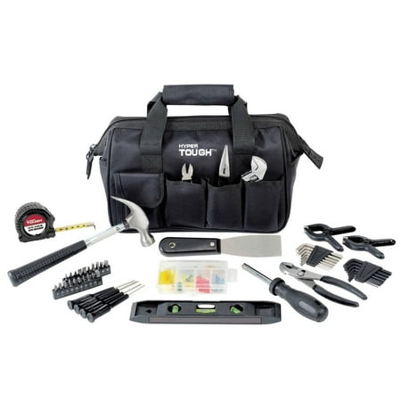 Hyper Tough 89-Piece Black Household Tool Set