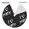 thumbnail image 2 of Picia I love Math Print Christmas Tree Skirt , Christmas Tree Skirt Ornaments for Merry Christmas Holiday Party Decorations Indoor Outdoor-48", 2 of 7