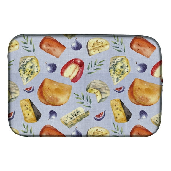 Assortment of Cheeses Dish Drying Mat