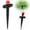 Red2, variant on Drip Emitters for 1/4" Drip Irrigation Tubing, Adjustable 360 Degree Water Flow Drippers on 5.3" Arrow Stake, Garden Irrigation Drippers for (4-7mm) Watering System, Blue