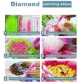 thumbnail image 2 of Kit completo de pintura de diamantes 5D n.° 3 para bricolaje, kit de pintura de diamantes de loto, bordado de punto de cruz para decoración del hogar y la oficina., 2 of 4