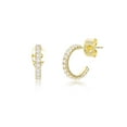 thumbnail image 2 of Lancharmed Gold Plated Holiday Earrings,Zircon Earring Classroom Valentines Gifts, 2 of 7