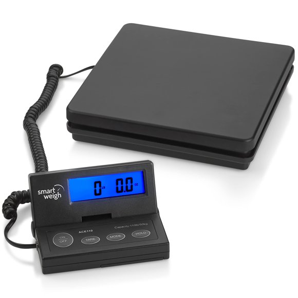 Smart Weigh Balance de Poids Numérique et Postale, 110 lbs x 0.1 oz, UPS USPS Balance Postale