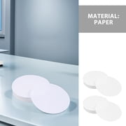 LOLIPPYY 100Pcs Chemistry Lab Filter Paper Rapid Filtration Stable Performance White Circles