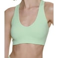 thumbnail image 3 of Calvin Klein Women's Ribbed Sports Bra Green Size X-Large, 3 of 3