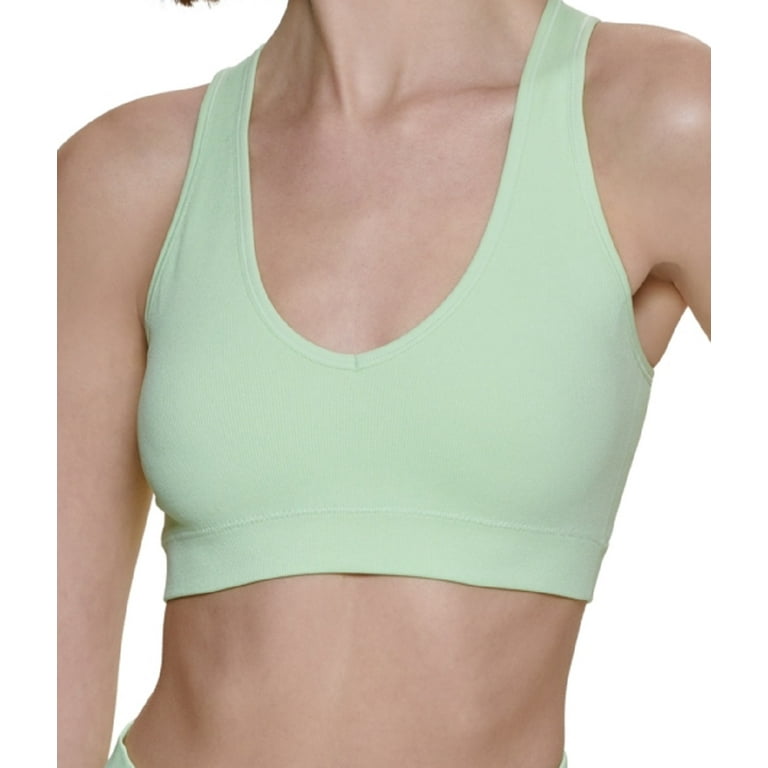 Calvin Klein Women s Ribbed Sports Bra Green Size X Large