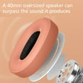 thumbnail image 4 of Uandlove Bluetooth Headset for Cell Phone,Wireless Headphones Bluetooth Earphone HIFI Stereo Headset BASS Mode Gaming Earbuds Over The Ear Headphone,Pink, 4 of 9