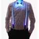 thumbnail image 1 of Juego de 2 tirantes y pajarita con luces LED para hombre de Brejkdo, perfectos para festivales de música, fiestas de disfraces de Halloween, 1 of 1