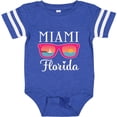 thumbnail image 3 of Inktastic Miami Florida Vacation Beach Trip Girls Baby Bodysuit, 3 of 5