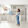 thumbnail image 3 of Costway 6 Panel Foldable Pet Gate Fireplace Gate Play Yard Barrier Pet Fence Adjustable White, 3 of 10