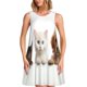 thumbnail image 1 of Disketp Cute Kittens And Puppy para Vestido sin Mangas para Mujeres, Vestidos de Verano para Mujeres, Casual y Holgado para la Playa, 1 of 7