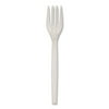 Eco-Products EP-S002 Plant Starch Fork - 7" (50/Pack, 20 Pack/Carton)