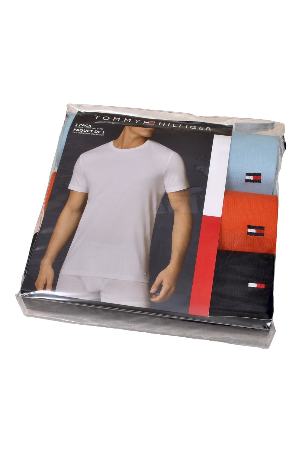 Tommy Hilfiger Men's Undershirts 3 Pack Cotton Classic Crew Neck Tee