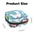 thumbnail image 2 of 1Pc Cute Period Bag Menstrual Cup Pouch, Large Storage Bag Sanitary Purse for Sanitary Napkin Pads, Cute Lamas with Cactus Pads Organizer for Girls Women, 2 of 6