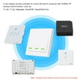 thumbnail image 4 of 2 Pack Émetteur de Télécommande RF Sans Fil 433MHz, Panneau Mural Type 3-CH 86 avec Encodage EV1527, Portée de 100m, pour Appareils SONOFF 433MHz (Excepté T1 US), Idéal pour Escalier/lit/entrée, Inclus, 4 of 7