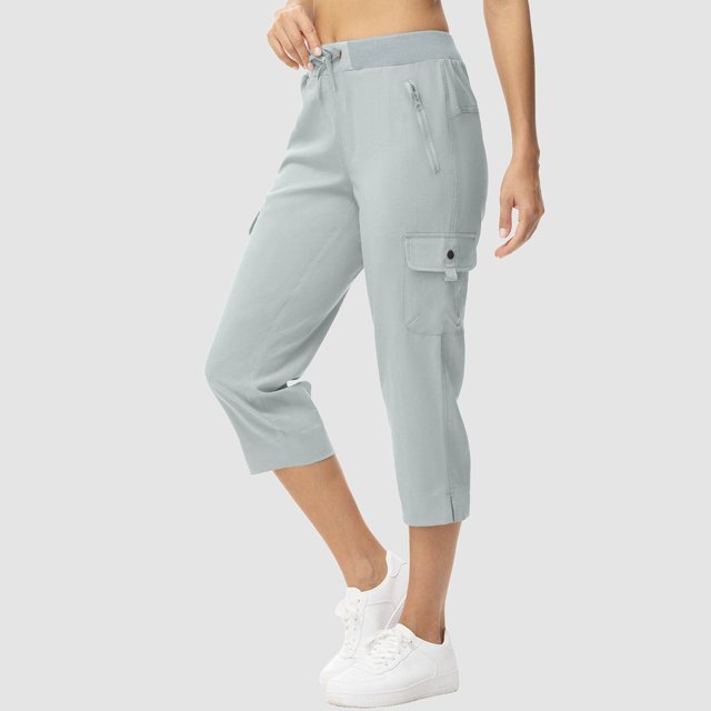 WILLBEST Pantalones Casuales de Mujer, de Cintura Alta, Anchos y Modernos, con Cordón Elástico, Cómodos y Largos con Bolsillos para Uso Diario. Extra Grande