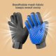 thumbnail image 5 of Guantes para quitar el pelo de mascotas, guantes suaves de belleza para mascotas, guantes de masaje con cepillo y diseño mejorado de cinco dedos., 5 of 5