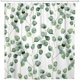 thumbnail image 1 of Cortina de ducha con diseño de flores verdes de acuarela, hojas de eucalipto, hojas redondas, ramas suculentas, cultivo en interiores, tela de poliéster impermeable para baño, juego de 72 x, 1 of 1