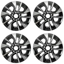 For Honda Civic OEM Design Wheel 16" 16x6.5 2013-2015 Machined Black Set of 4 Replacement Rim