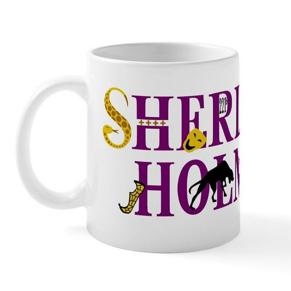 CafePress - Sherlock Holmes Lives Mug - 11 oz Ceramic Mug - Novelty Coffee Tea Cup