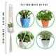 thumbnail image 4 of Yuarrent Cestas colgantes 100 hechas a mano, soporte para plantas, macramé, colgador de plantas, maceta para colgar en la pared interior, soporte para Jardín y Patio No.08 Yuarrent HA001777-08, 4 of 6