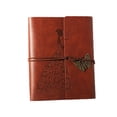 thumbnail image 4 of HINTRMENT Memory Photo Album Brown Retro Loose-leaf Photo Storage for Parents 1Set, 4 of 8