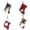 B, variant on Christmas Stockings Set, Small Christmas Gift Stocking, 4 Pack Festive Hanging Candy Sock for Christmas Tree Fireplace Holiday Party Decor