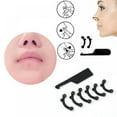 thumbnail image 2 of 6PCS/Set 3 Sizes Beauty Nose Up Lifting Bridge Shaper Massage Tool No Pain Nose Shaping Clip Clipper Women Girl Massager, 2 of 3
